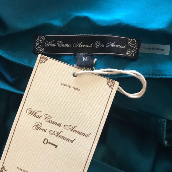 ❌SOLD❌2 for $15 NWT tuxedo style silk blouse sz - Picture 6 of 6